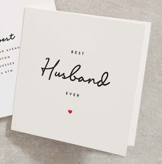 Husband Valentines Day Card, Happy Valentines Day Card For Husband, Valentines Day Card For Husband, Husband Card For Valentines VC137