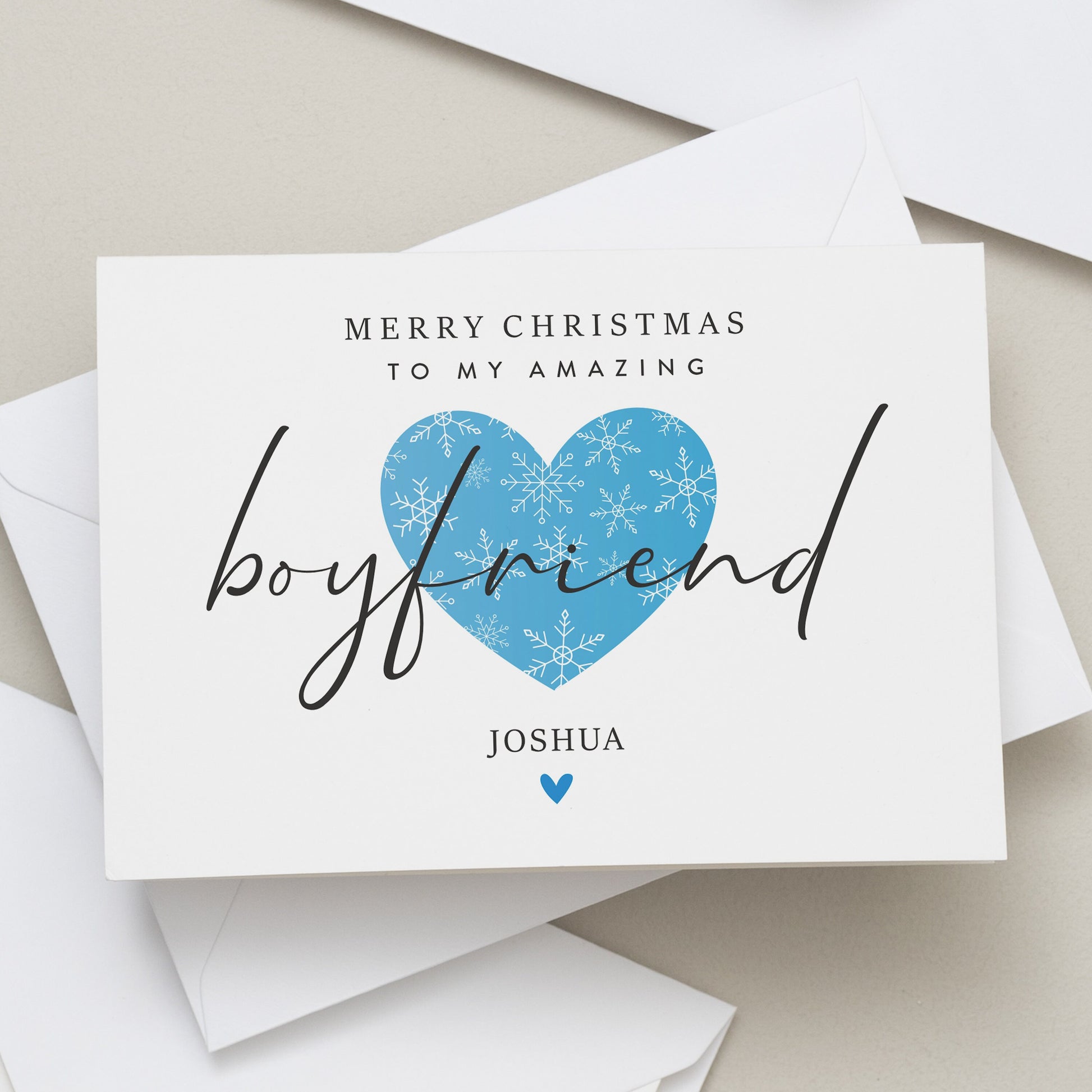 Boyfriend Christmas Card, Christmas Card For Boyfriend, Xmas Card Boyfriend, Christmas Card For Him, Man Christmas Card, Special Card