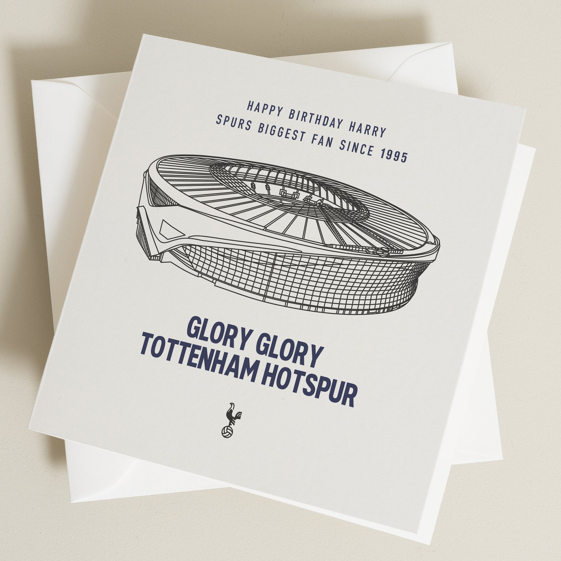 Personalised Birthday Card For Son, Happy Birthday Card, Son Birthday Card, Tottenham Hotspur FC Birthday Card, Birthday Card For Son BC1284