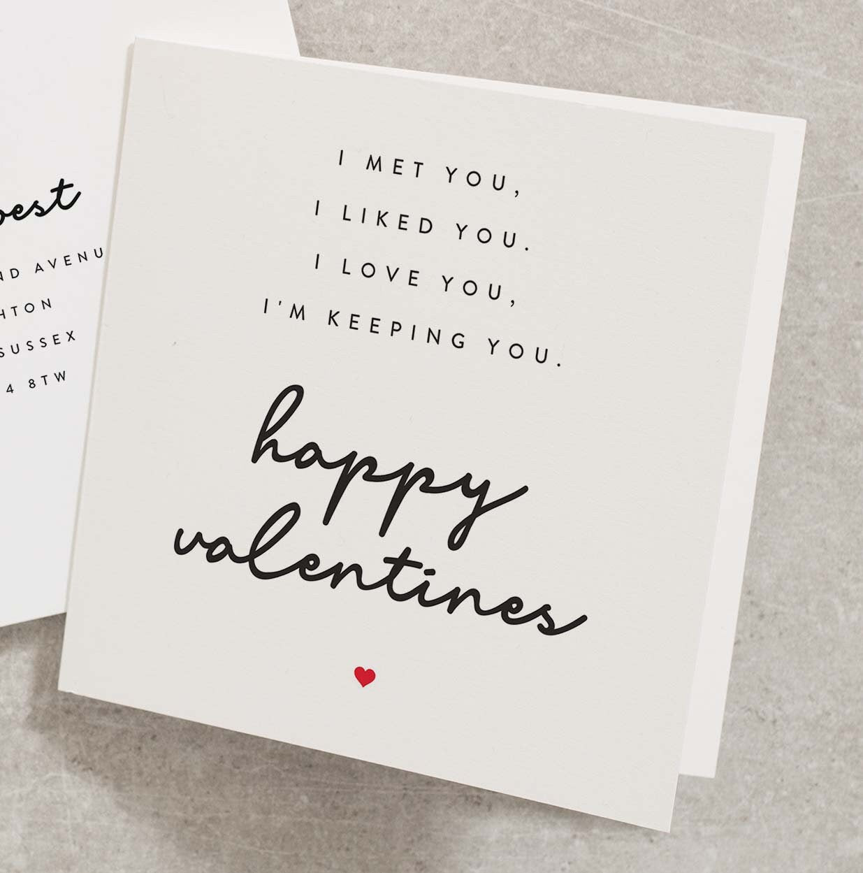 Happy Valentines Day Card For Boyfriend, Girlfriend Valentines Day Card, Cute Valentines Day Card For Husband, Valentines Day Card VC149