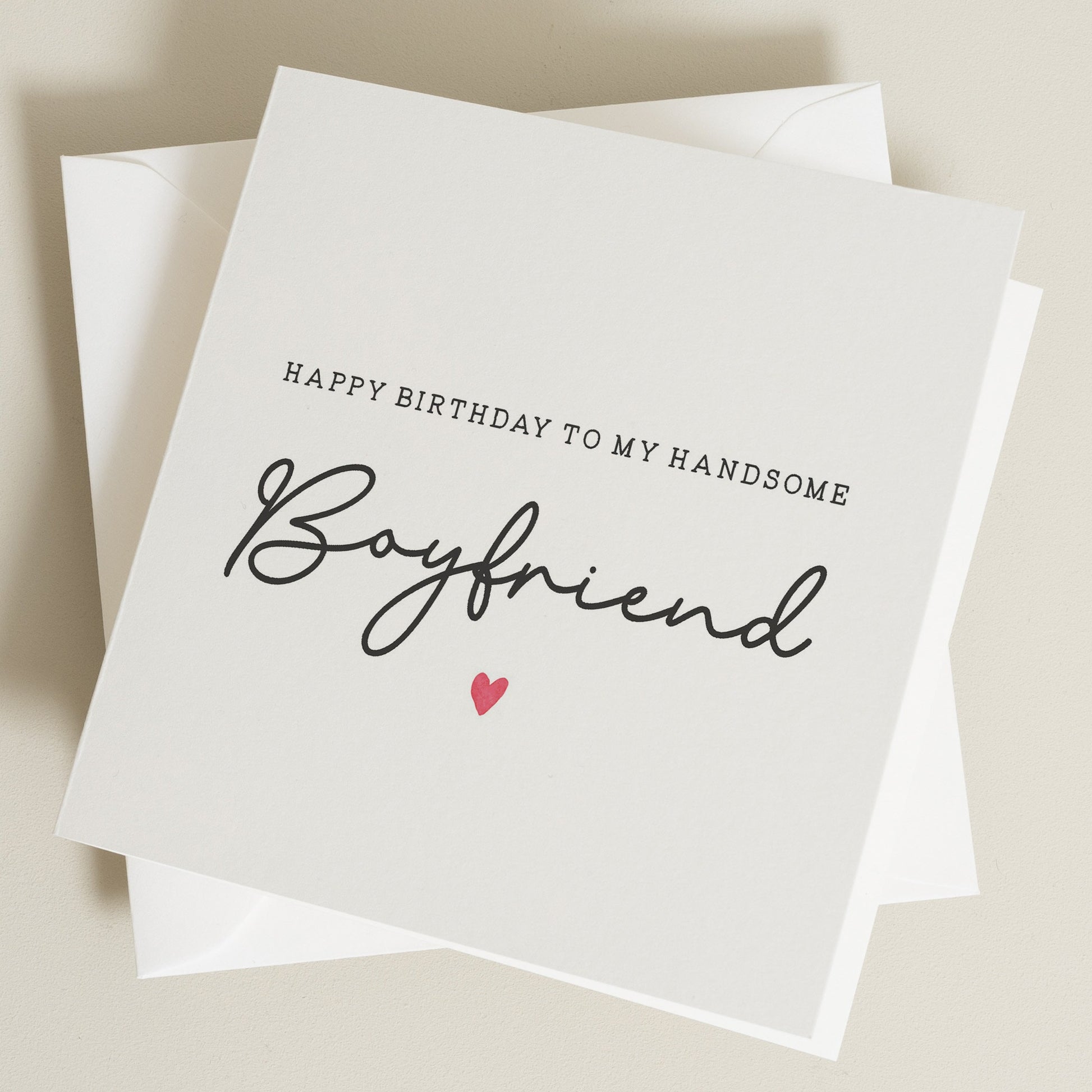 Handsome Boyfriend Card, Birthday Card For Boyfriend, Cute Boyfriend Birthday Card, Boyfriend Birthday Card, Romantic Card For Boyfriend