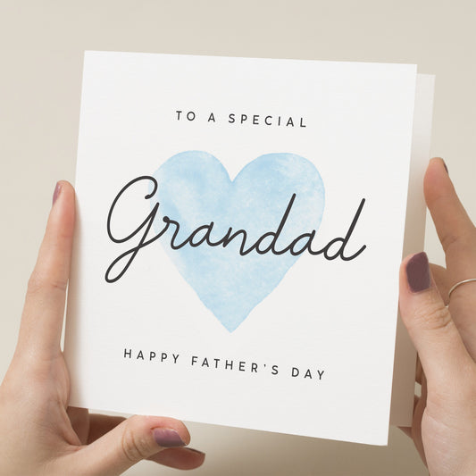 Special Grandad Card, Fathers Day Gift For Grandad, Fathers Day Card From Grandchildren, Happy Fathers Day To My Special Grandad, Grandpa