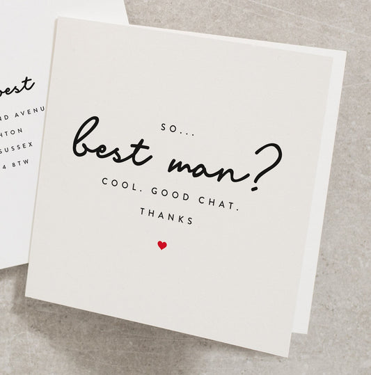 Funny Will You Be My Best Man Card, Wedding Card, Best Man, Proposal Best Man Card, Wedding Card Proposal, Suit Up, Will You Be My WY051