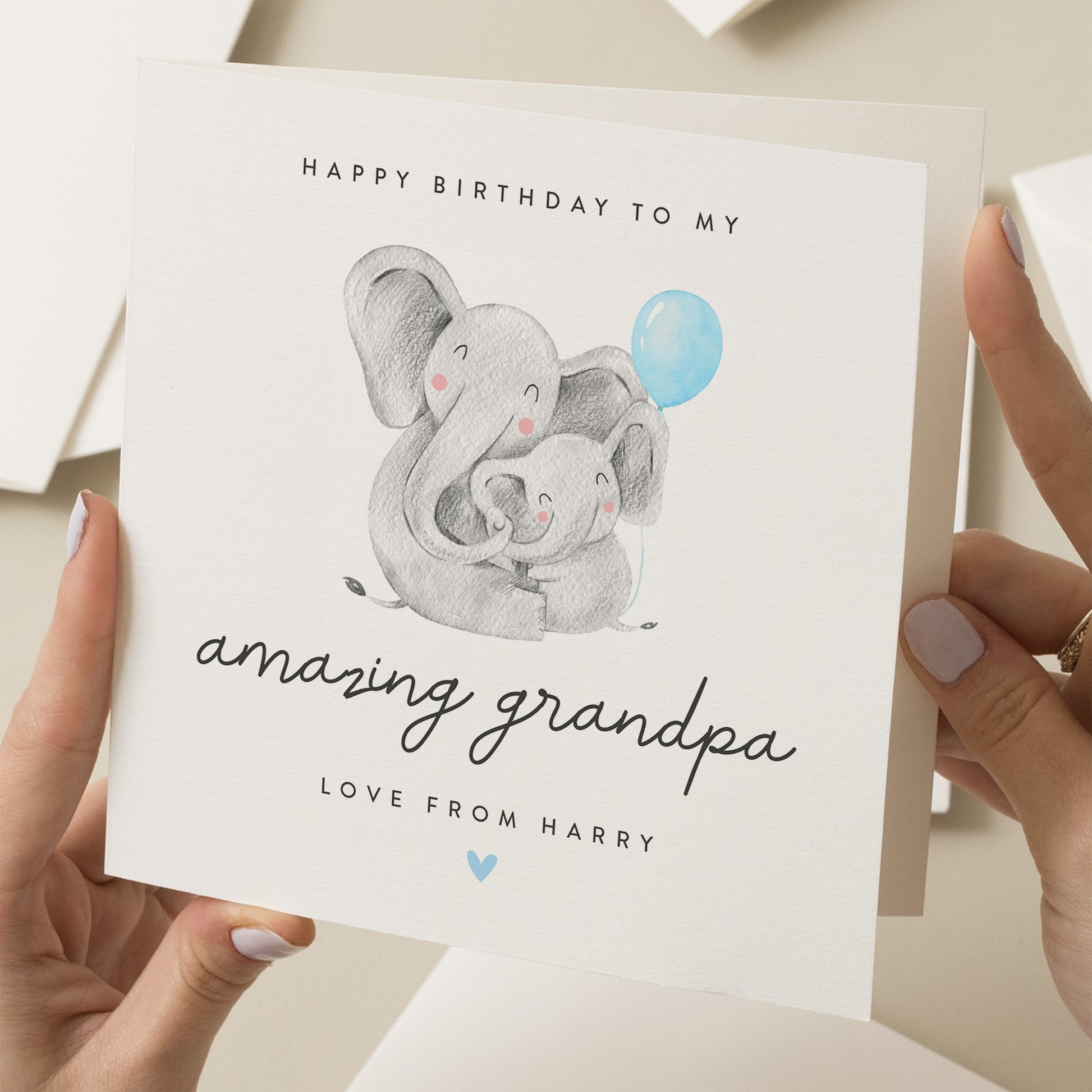 Card For Grandad, Personalised Grandad Birthday Card, To Him, Birthday Gift For Grandad, Amazing Grandad Birthday Card, To Grandpa, Pops