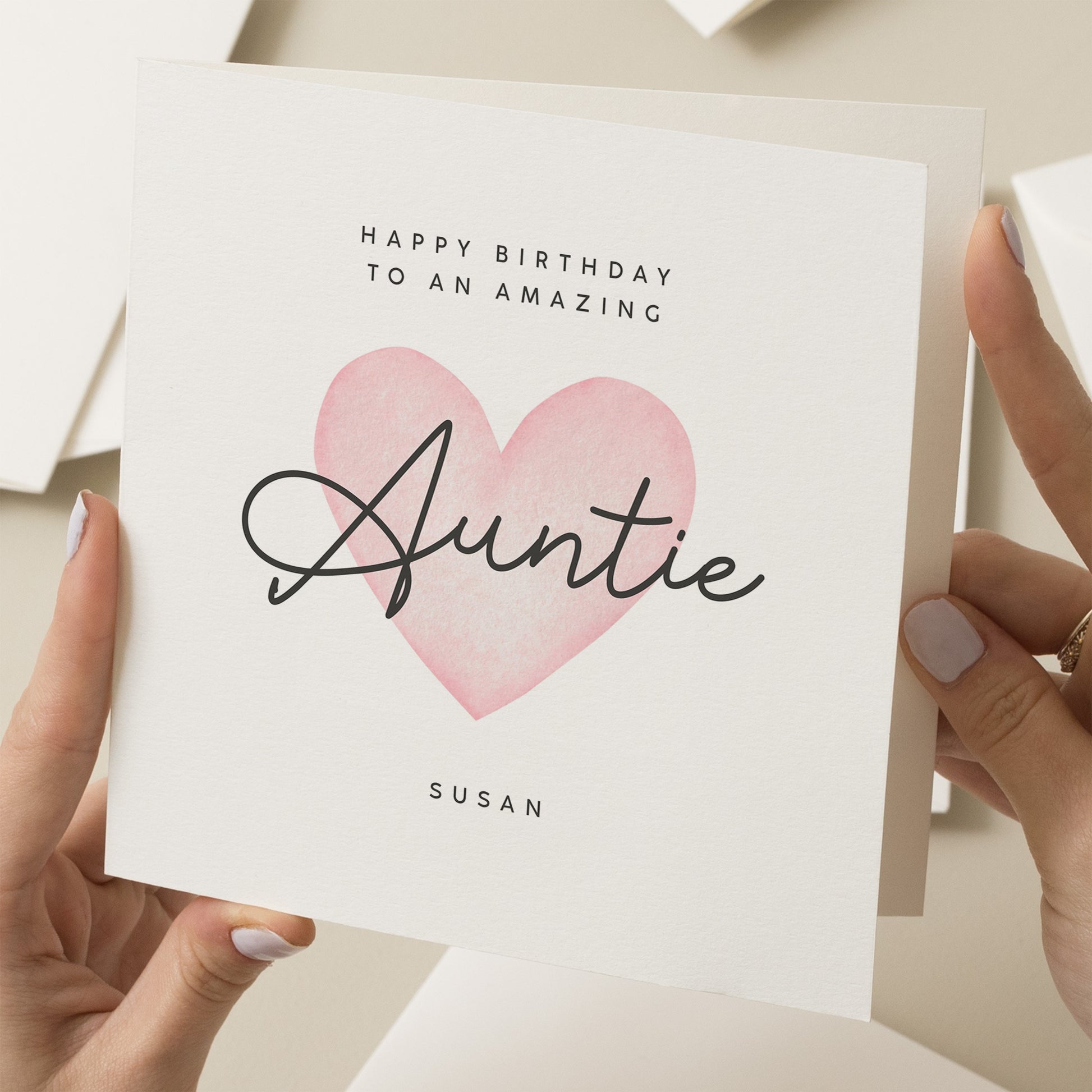 Birthday Aunt Card, Personalised Auntie Birthday Card, Special Auntie Card, Auntie Gift For Her, Gift For Auntie, Gift For Her, Aunty