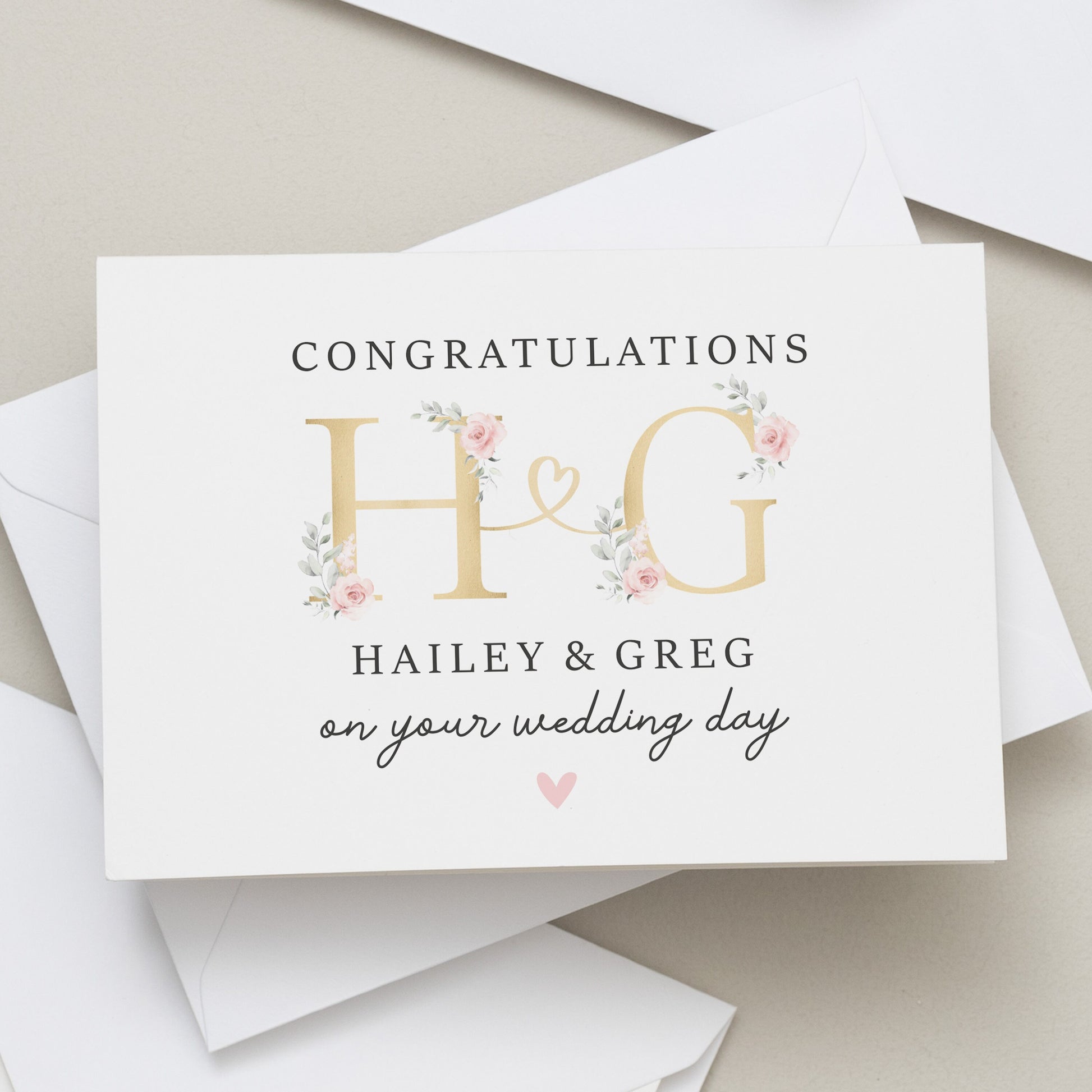 Wedding Day Card, On Your Wedding Day Card, Congratulations Wedding Card, On Your Wedding Day, Happy Wedding Day Card, Wedding Gift Card