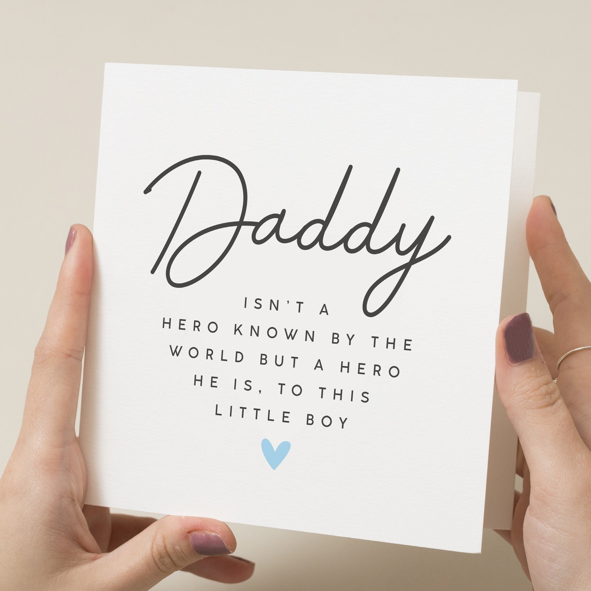 Cute Fathers Day Card For Dad, Poem For Dad Fathers Day Card, Dad Is My Hero Fathers Day Card, Fathers Day Gifts From From Son