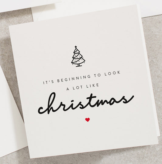 Christmas Card, Christmas Cards Ideas, Its Beginning To Look A Lot Like Christmas, Christmas Cards Song CC102