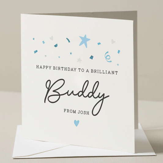 Personalised Birthday Card For Friend, Grandad Birthday Card, Birthday Card For Uncle, Dad Birthday Gift For Him, To Husband, Boyfriend Card