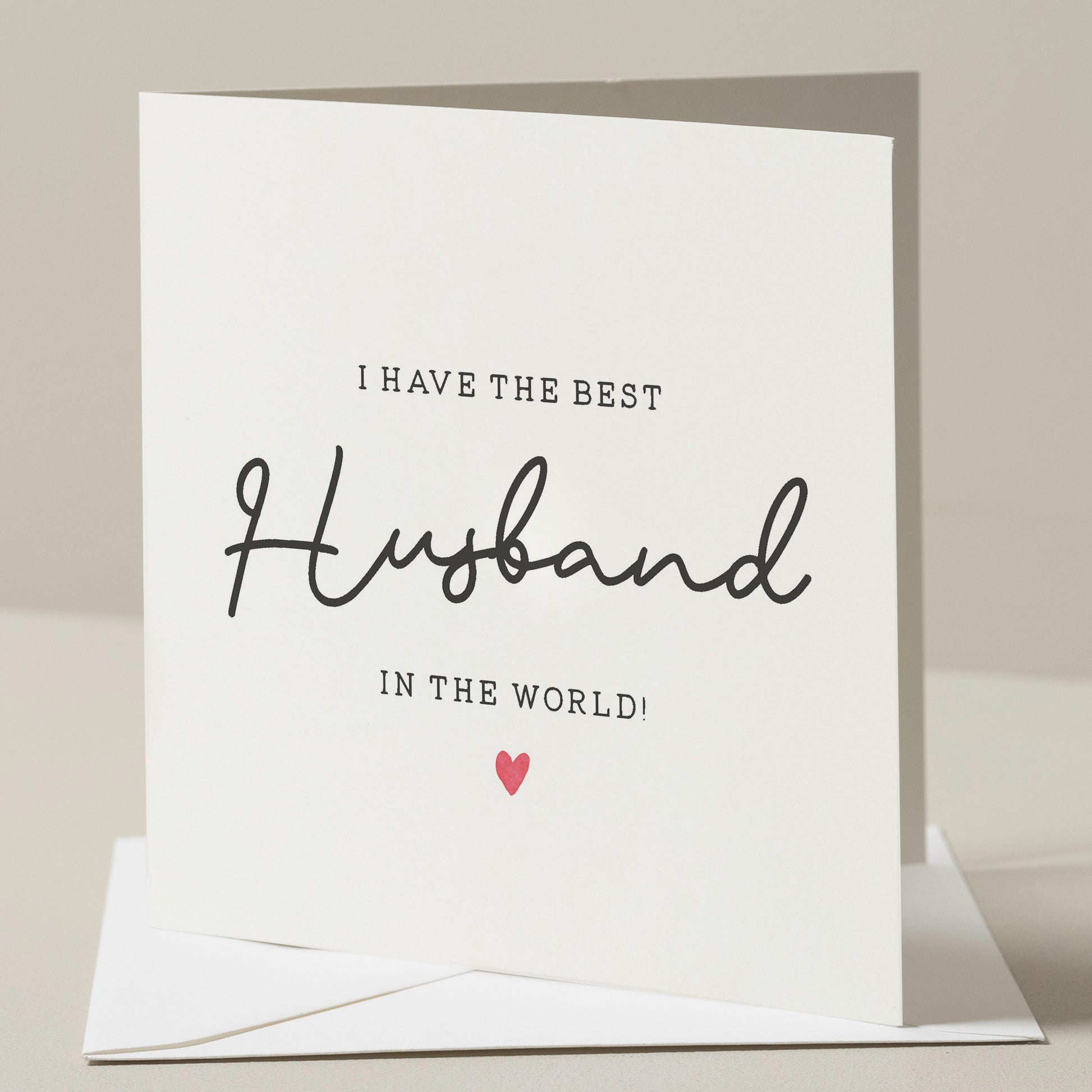 Husband Birthday Card, The Best Husband Card For Him, Romantic Card For Husband, Birthday Gift For Him, Happy Birthday Husband, Card For Him