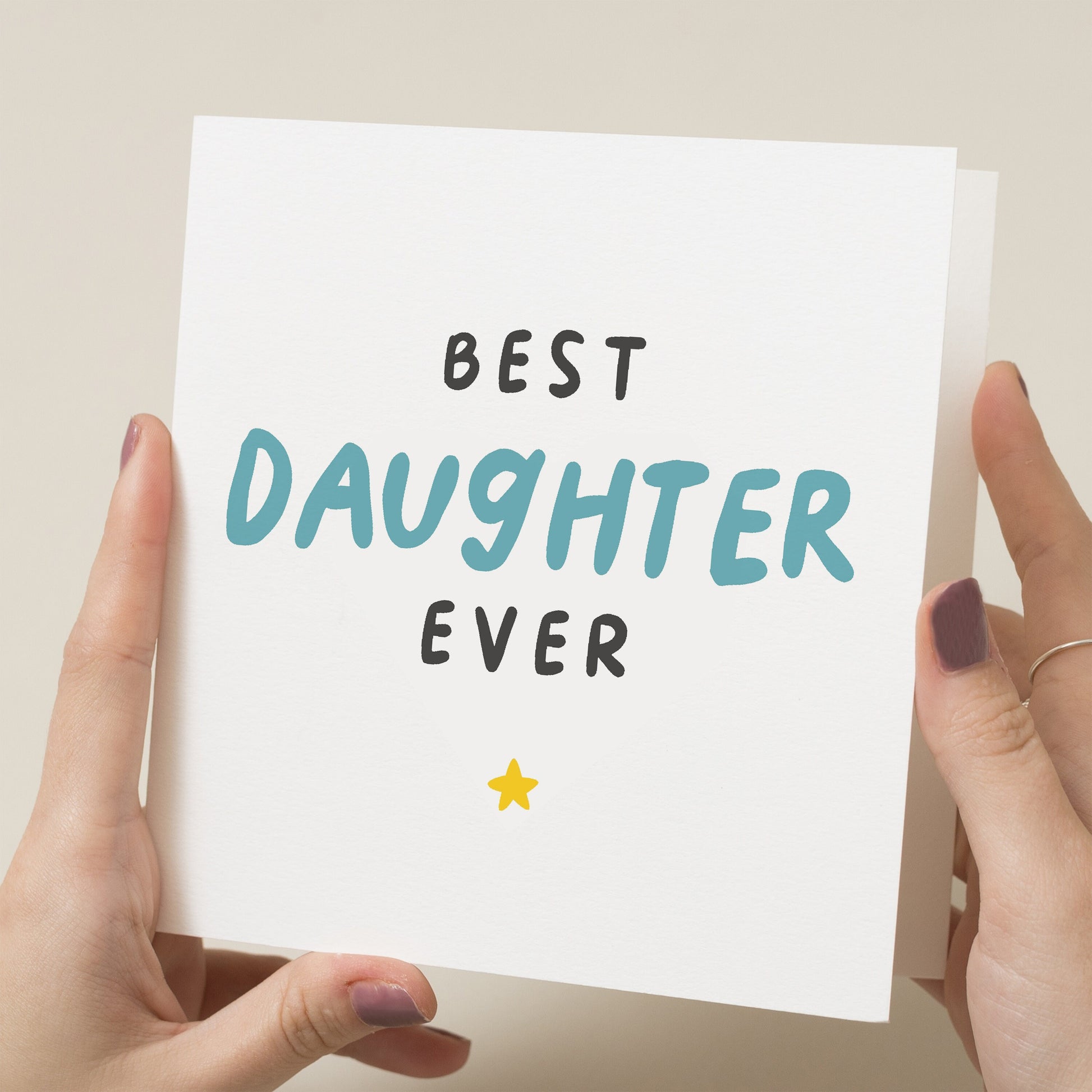 Daughter Birthday Card, Birthday Card For Daughter, Daughter Birthday Gift, For Her, Happy Birthday Daughter, For Her, Special Daughter Card