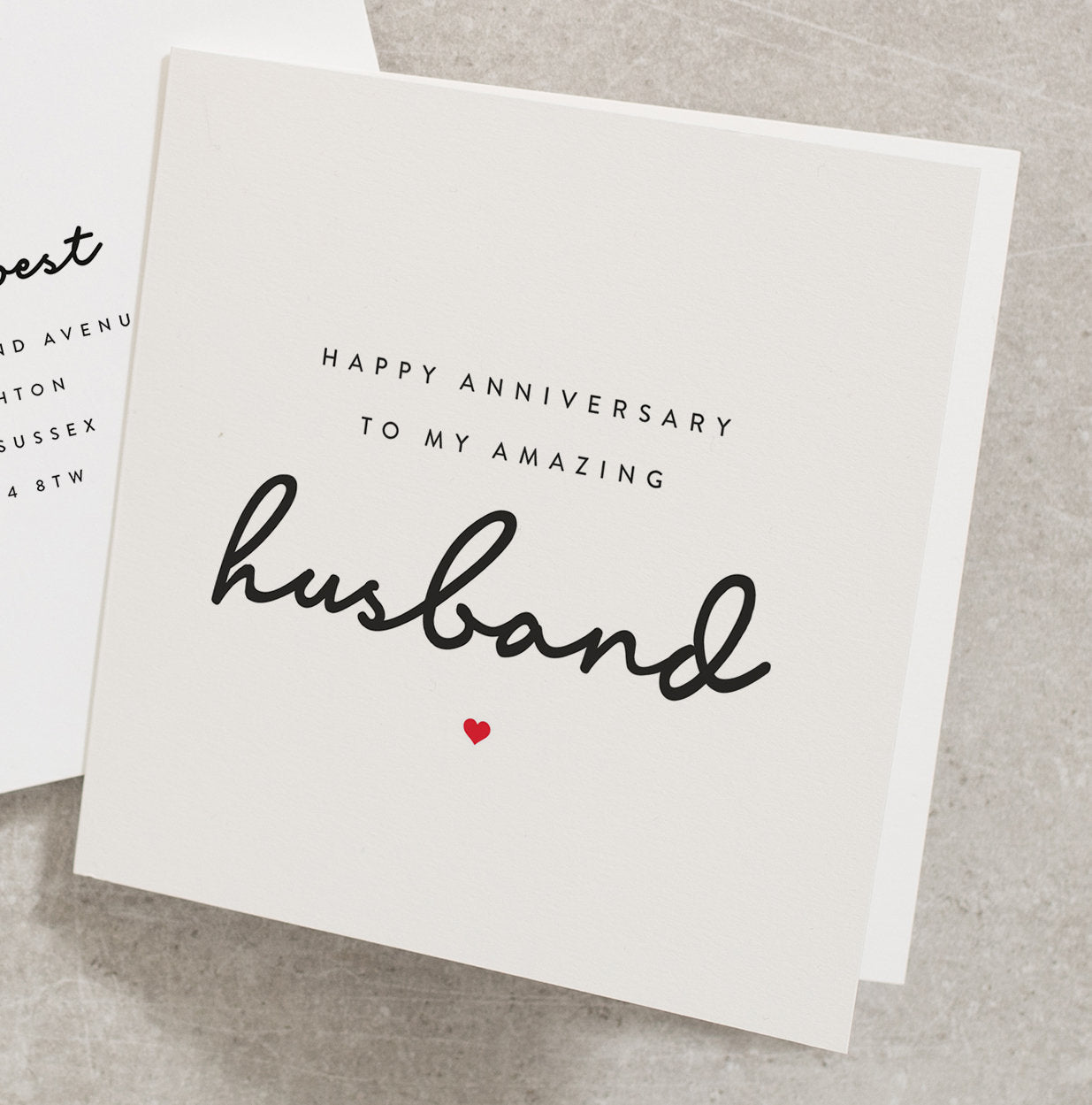 Happy Anniversary To My Amazing Husband, Husband Anniversary Card, Anniversary Card For Husband, Handsome Husband Anniversary Card AN042