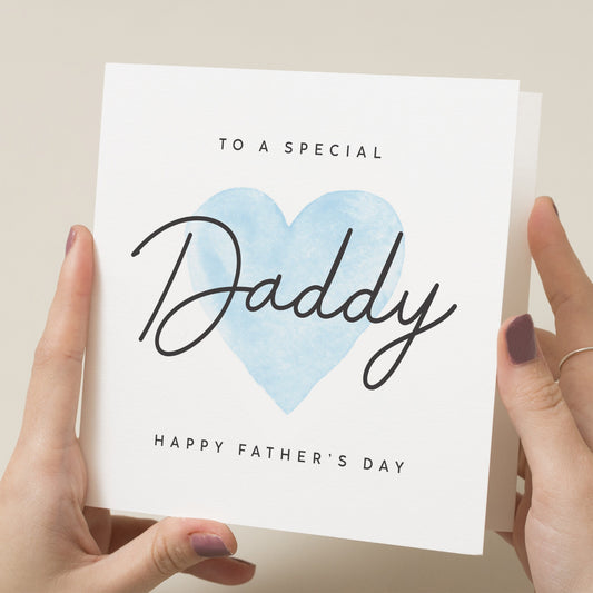 Happy Fathers Day Daddy Card, Simple Fathers Day Card For Daddy, Daddy Fathers Day Gift, Fathers Day Card From Daughter, From Son