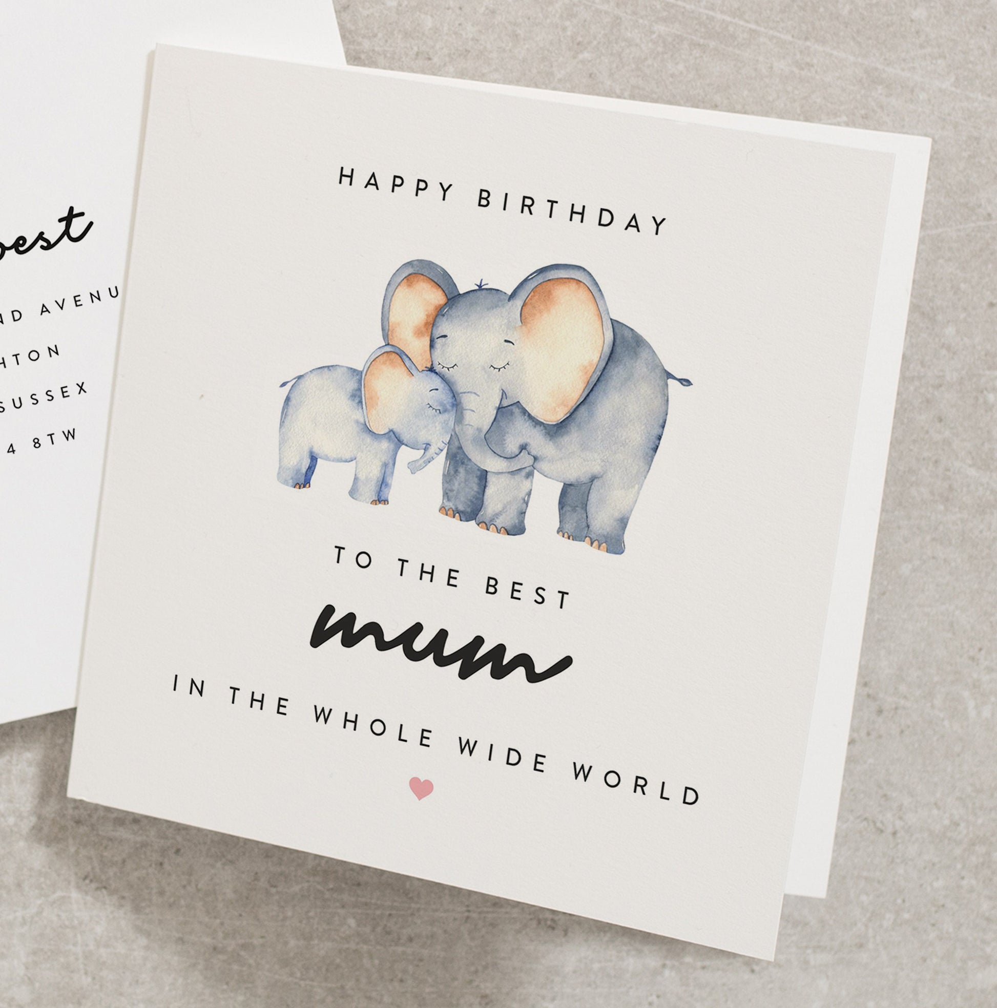 Happy Birthday Mum Card, To The Best Mum Birthday Card, Mummy Birthday Card, Birthday Card For Mummy, Special Mummy Birthday Card BC1025