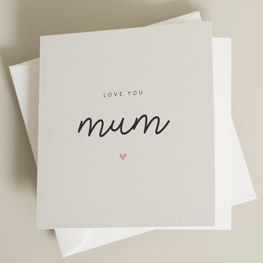 Mothers Day Card For Mum, Mum Mothers Day Card, Simple Mothers Day Card, Card For Mothers Day, Mothers Day, Happy Mothers Day Card For Mum