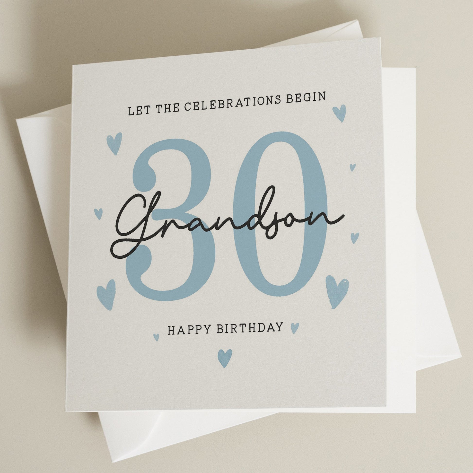 30th Birthday Card, For Grandson, Grandson 30th Birthday Card, 30th Birthday Card For Grandson, 40th Birthday Gift For Him, Thirtieth