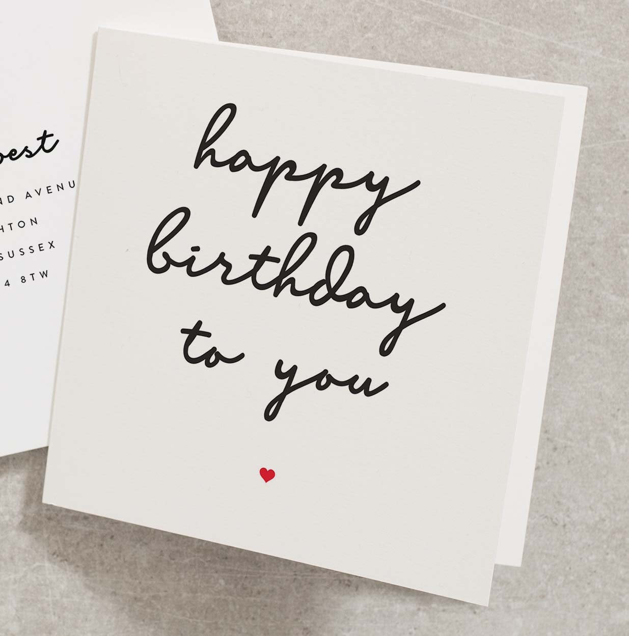 Happy Birthday Card, Birthday Card For Him, Boyfriend Birthday Card, Girlfriend Birthday Card, Husband Happy Birthday Card BC1110