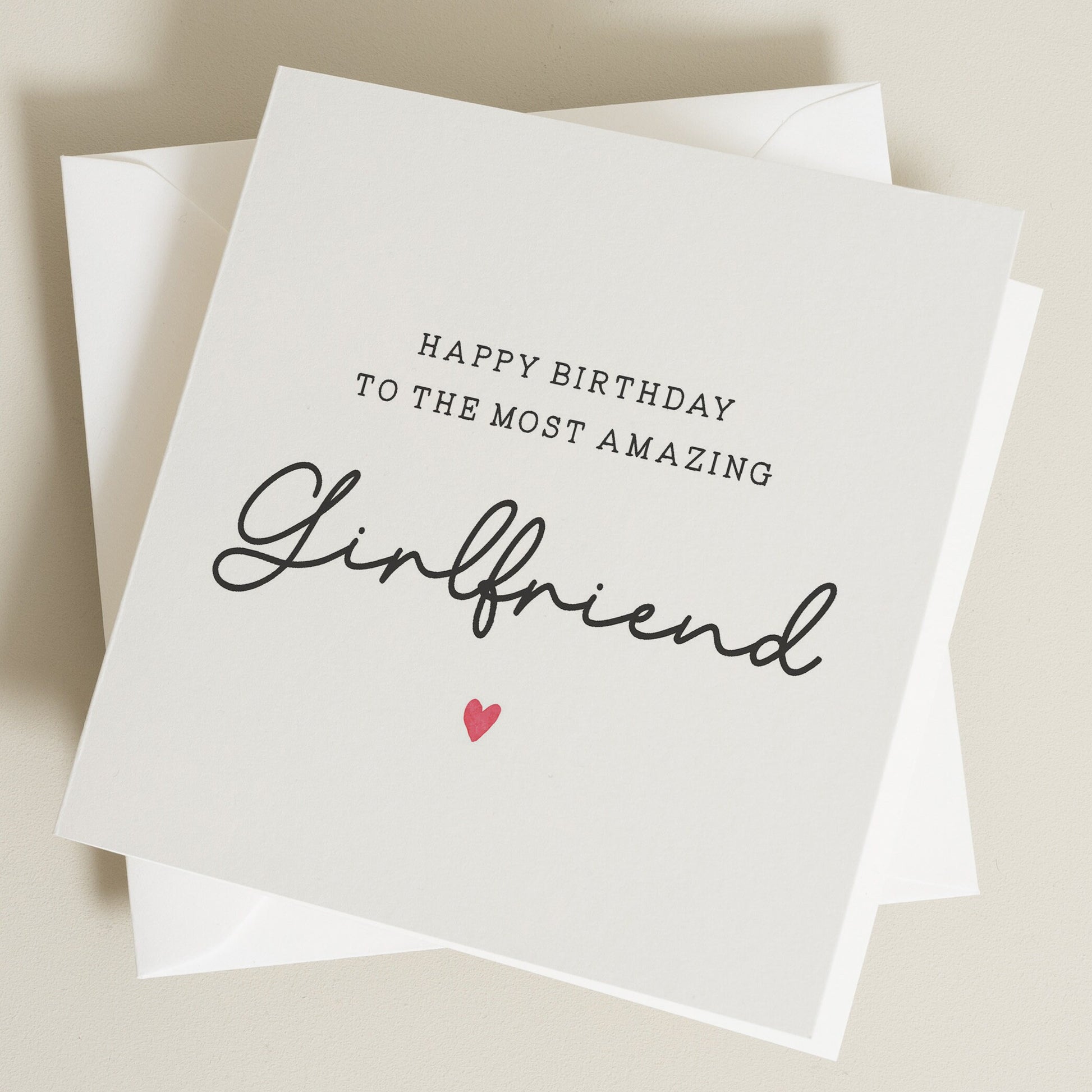 Amazing Girlfriend Card, Birthday Card For Her, Birthday Card For Girlfriend, Partner Birthday Card, Romantic Card, Gift To Her