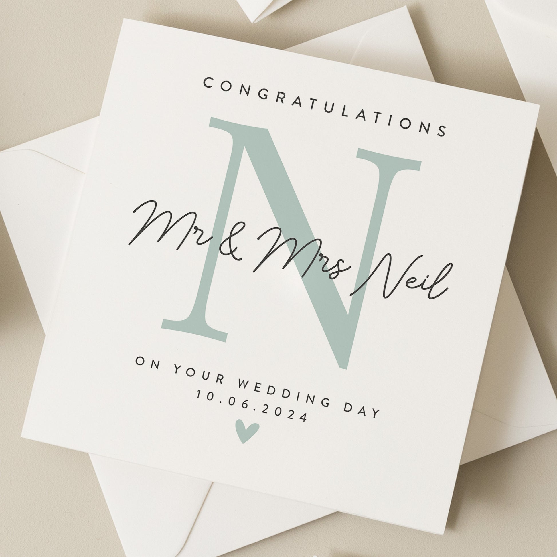 Wedding Day Card, On Your Wedding Day Card, Congratulations Wedding Card, Happy Wedding Day Card, Wedding Gift Card, Mr & Mrs Wedding Day