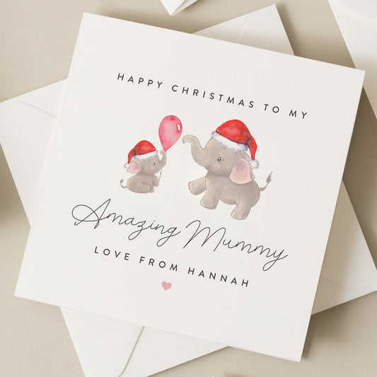 Christmas Card For Mum, Mum Christmas Card, Mum Christmas Gift, Xmas Card For Mum, Mum Xmas Gift, Simple Mum Christmas Card, Mummy, Mother