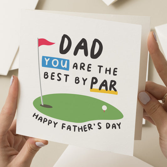 Golf Pun Fathers Day Card, Golf Lover Card, Fathers Day Gift For Dad, Best Dad Card, Joke Fathers Day Card, Funny Fathers Day Card To Dad