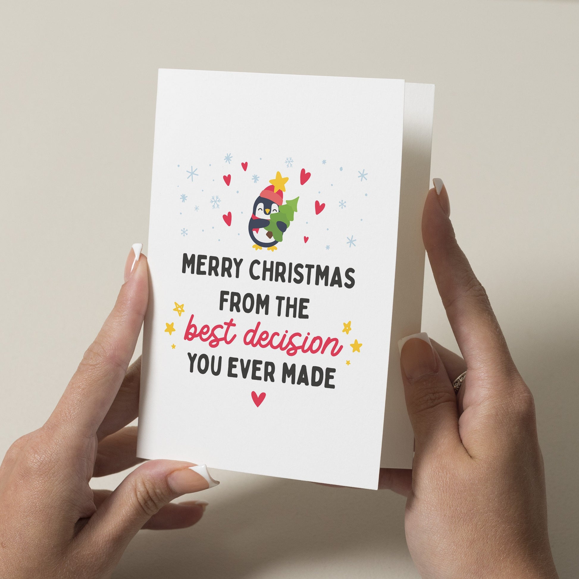 Funny Boyfriend Christmas Card, Husband Christmas Card, Christmas Card For Man, For Him Christmas Card, To My Fiancé At Christmas