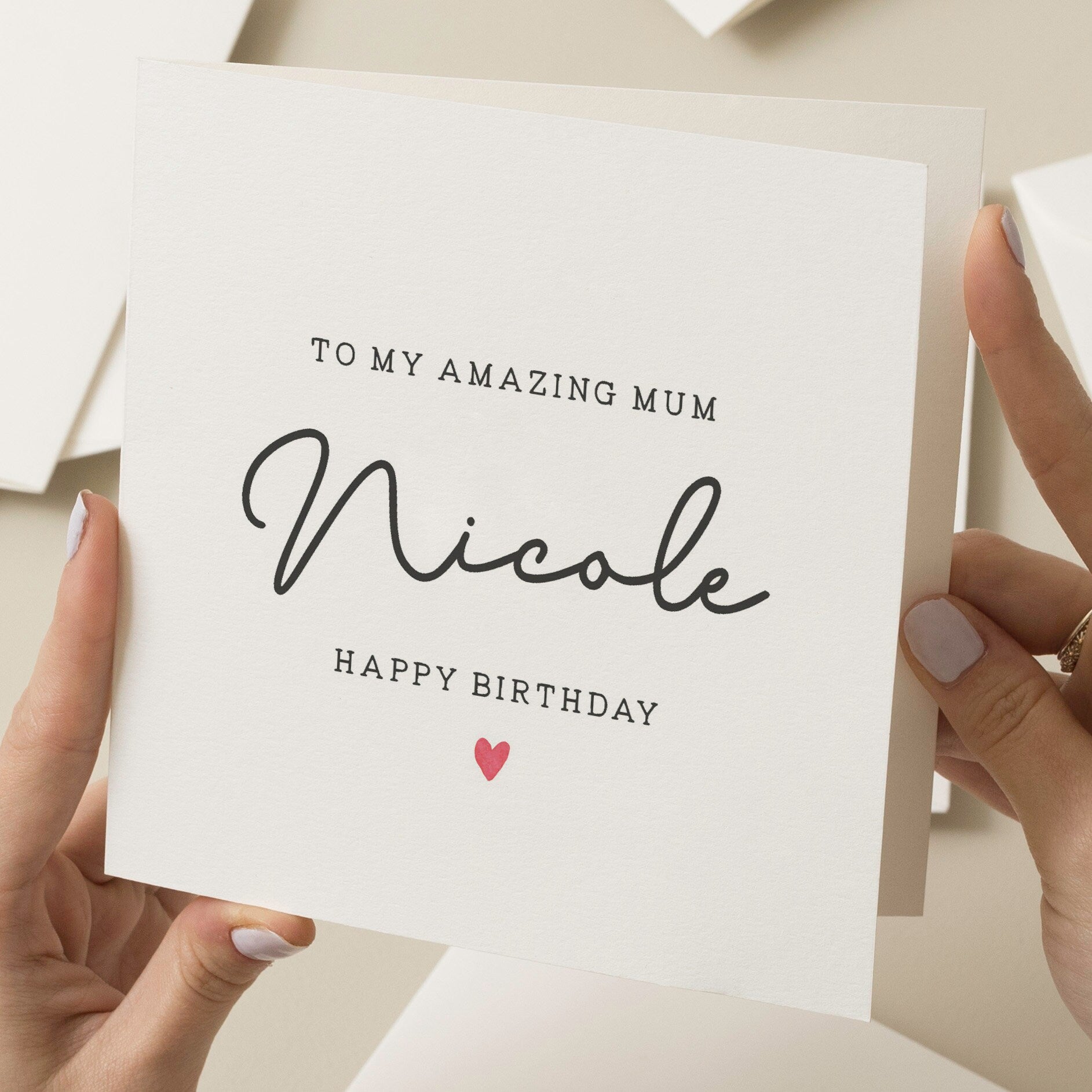 Personalised Mum Birthday Card, Birthday Gift For Amazing Mum, Amazing Mum Birthday Card, Happy Birthday Mum, Mum Birthday Gift, For Mummy