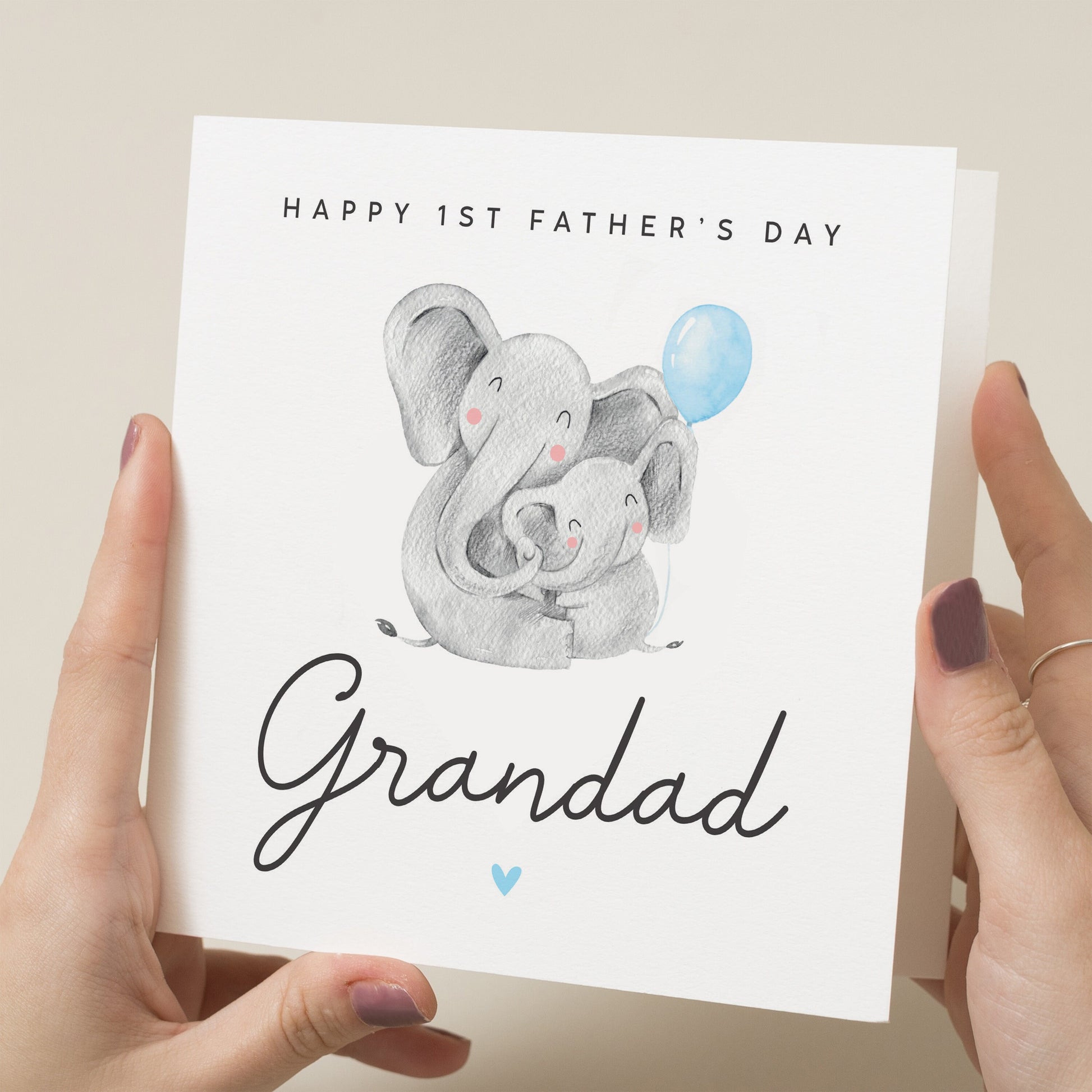 Grandad 1st Fathers Day Card, Grandad First Father&#39;s Day As My Grandad Card, First Fathers Day Gift, 1st Fathers Day Gift, Grandpa