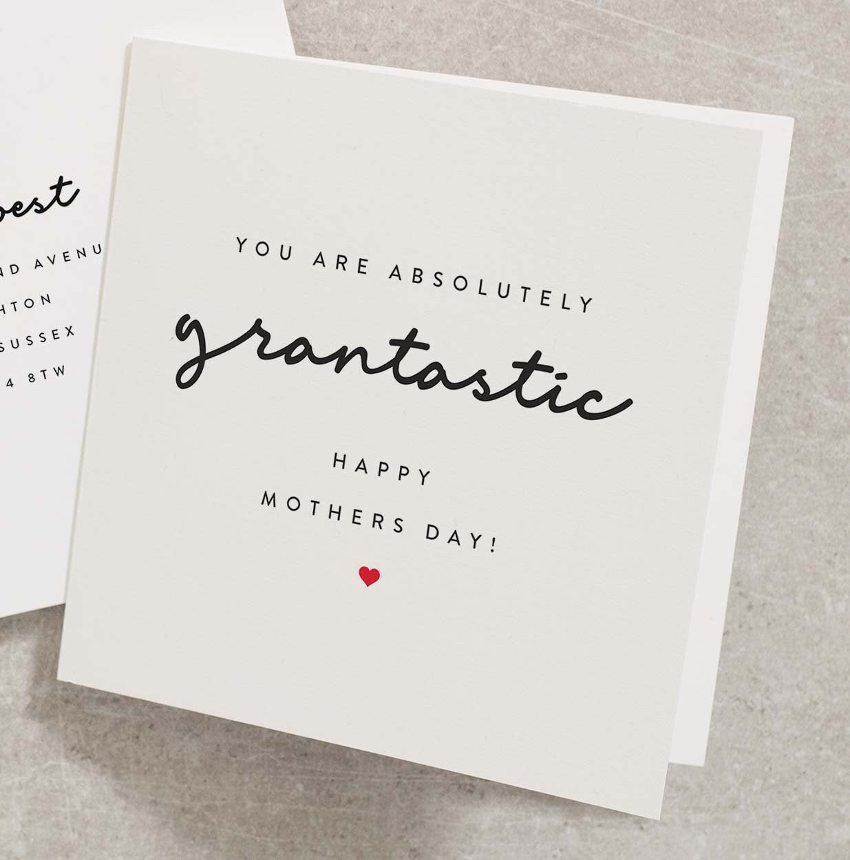 Grandma Mothers Day Card, Mothers Day Card For Grandma, Nan Mothers Day Card, Happy Mothers Day Card For Grandma, Mothers Day Card MD058