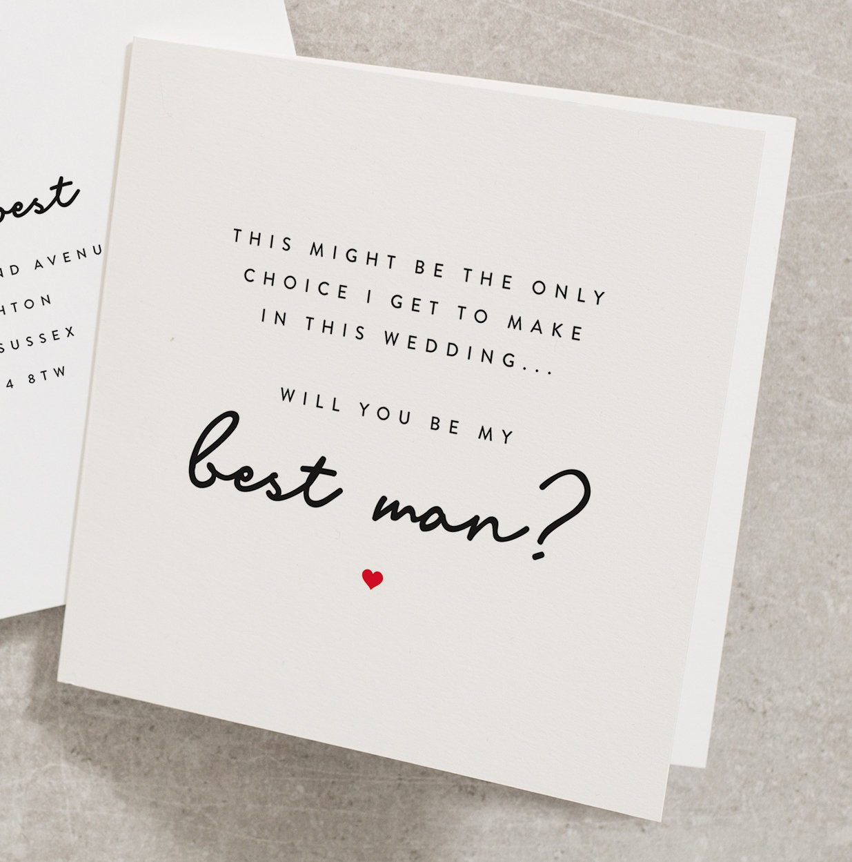 Will You Be My Best Man, Funny Best Man Card, Best Man Proposal Card, For Him, From Groom, Wedding Cards For Husband, For Him, Groom WY023