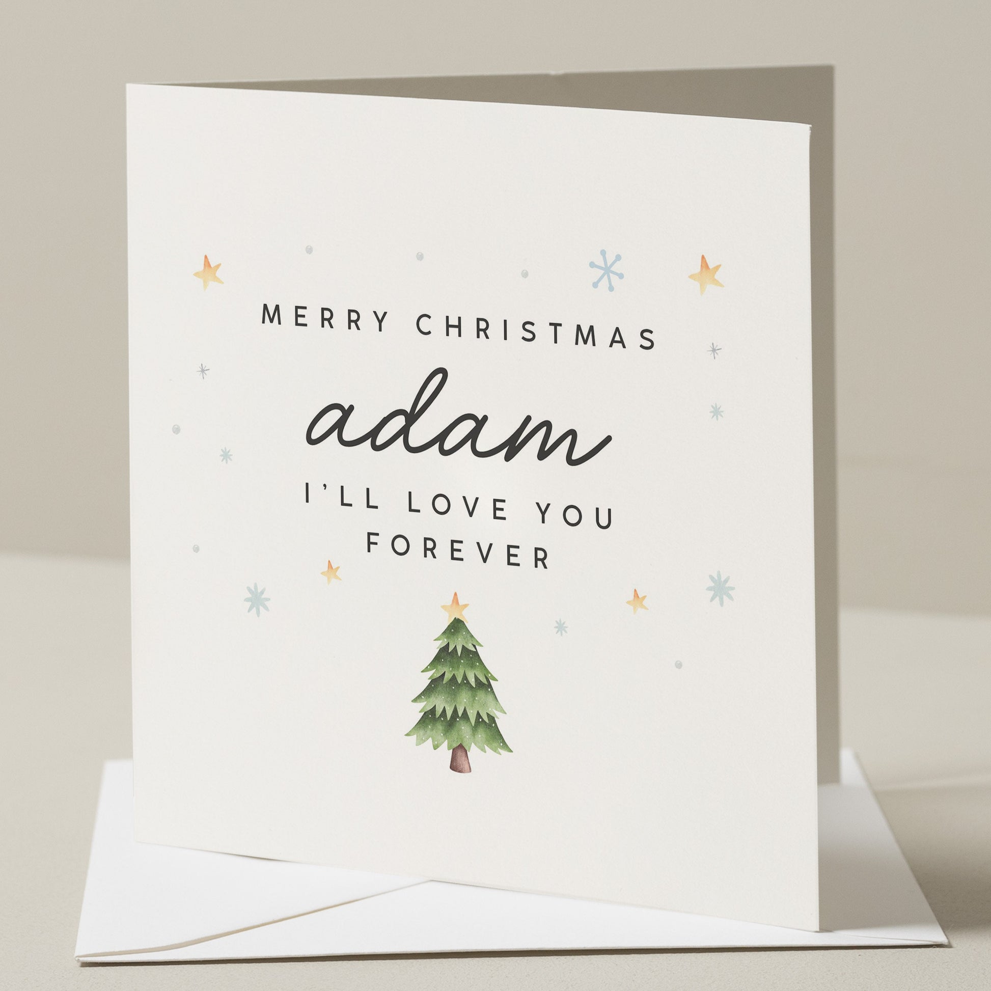 Wife Christmas Card, Christmas Card Boyfriend, Romantic Christmas Card, Personalised Christmas Card For Husband Christmas Card, Boyfriend