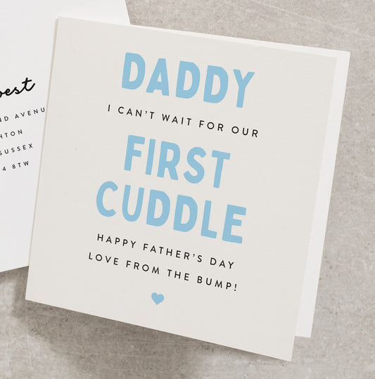 Daddy Fathers Day Card, Happy First Fathers Day Card, First Fathers Day Card, Cute First Fathers Day Card, 1st Fathers Day Card FD148