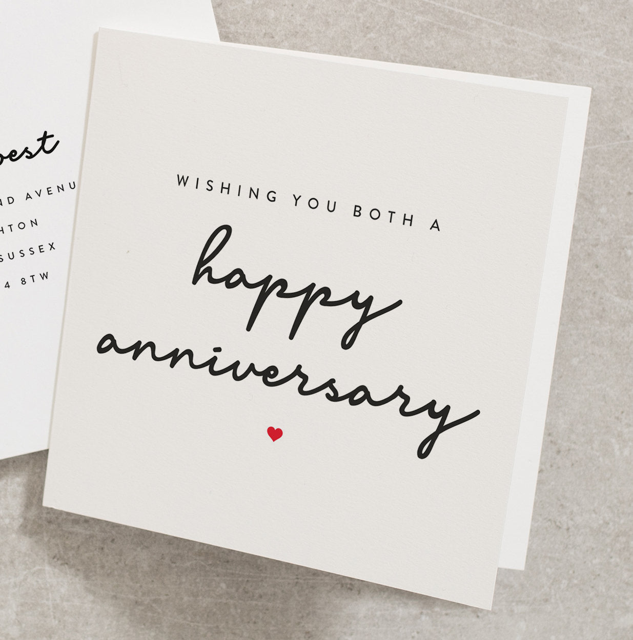 Happy Anniversary Card, Happy First Anniversary Card, Friend Anniversary Card, Anniversary Card For The Happy Couple AN094