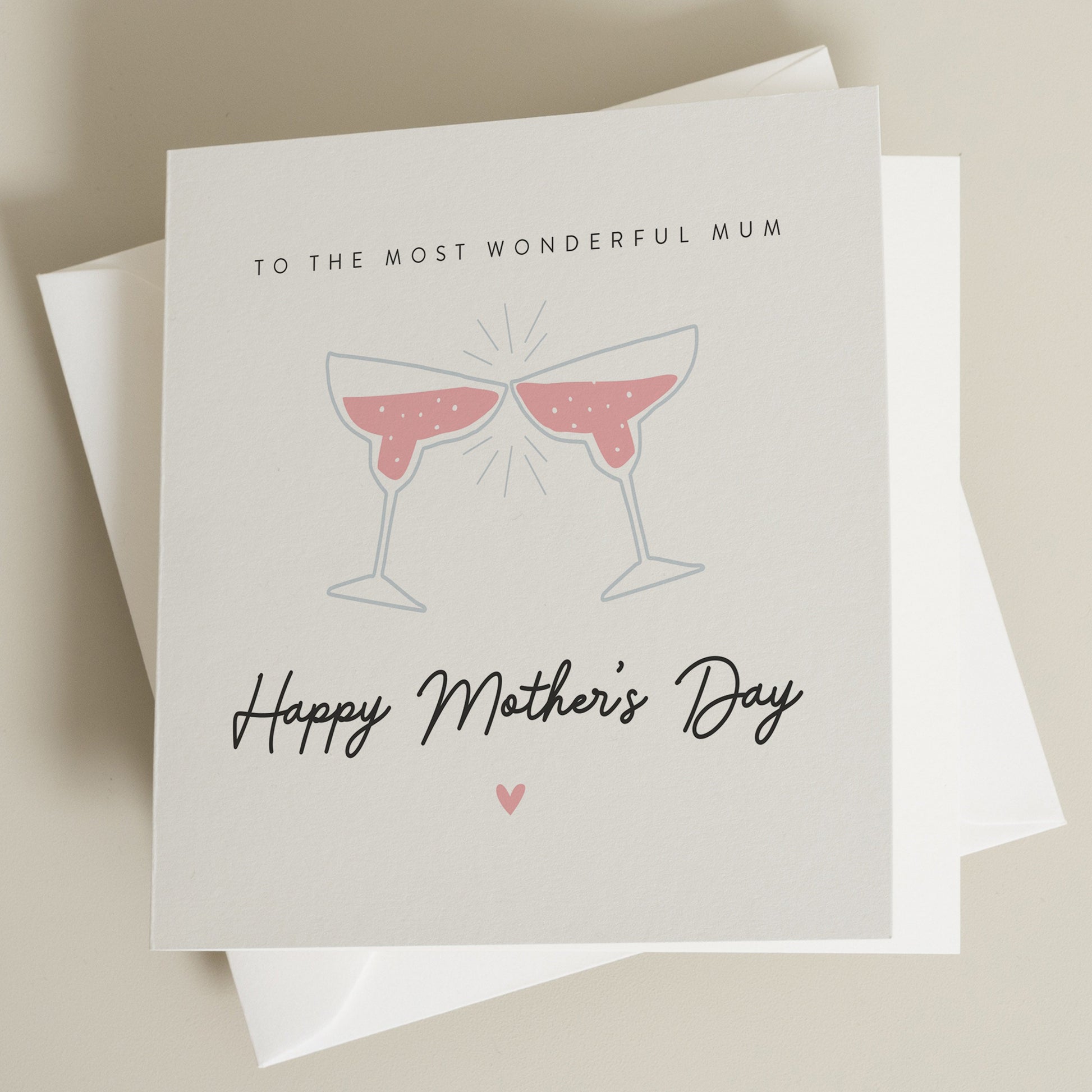 Most Wonderful Mum Mothers Day Card, Mothers Day Card For Mum, Personalised Card For Mothers Day, Happy Mothers Day Card, Mothers Day Card