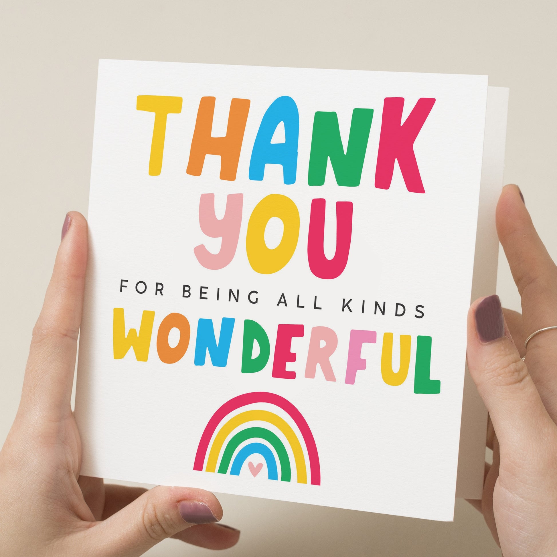 Teacher Thank You Card, A Big Thank you To Teacher, Wonderful Teacher Card, End of Term Gift For Teacher, End Of School Card