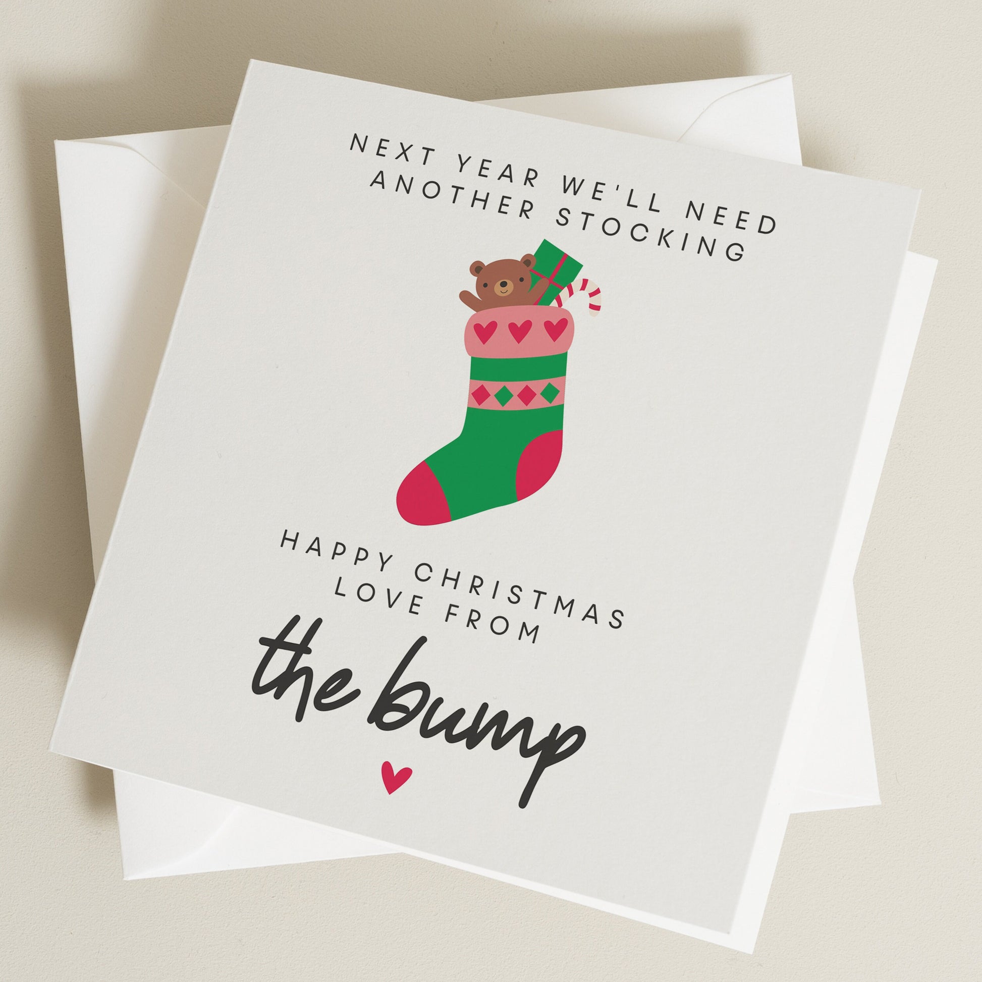 Mummy To Be Christmas Card, Daddy To Be Christmas Card, Baby Bump Christmas Card, Baby Bump First Christmas, Parents To Be Christmas Card