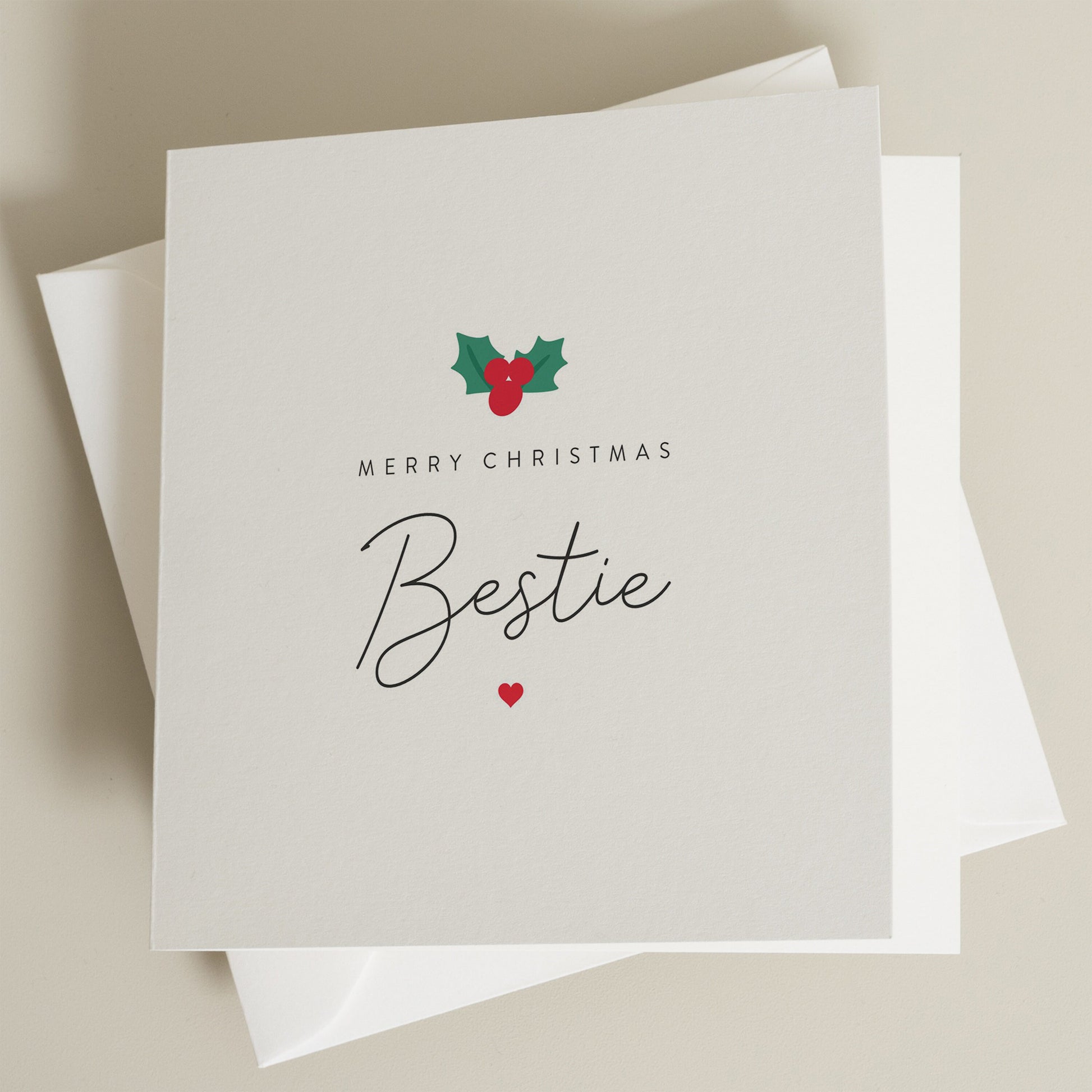 Christmas Card to My Bestie, Best Friend Christmas Card, Gift For Best Friend Christmas, Woman Friend Christmas Card, Xmas Gift, For Her